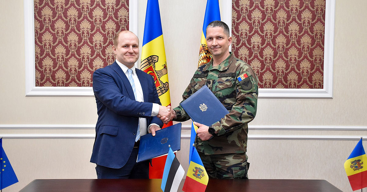 Эстония закупит нелетальную военную технику для Молдовы на деньги ЕС